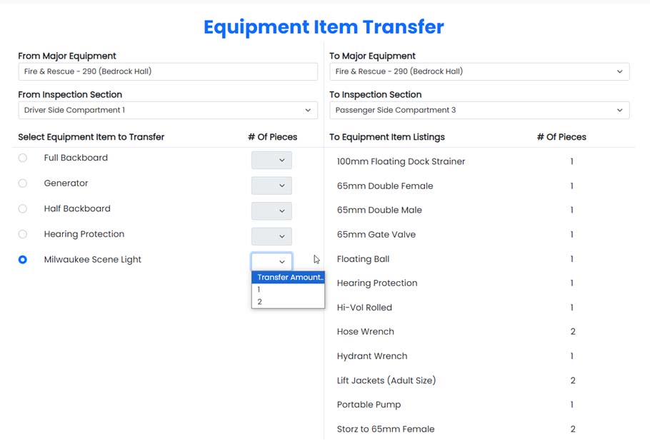 Transfer Equipment